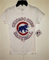 NEW Chicago Cubs Youth White T-Shirt Large