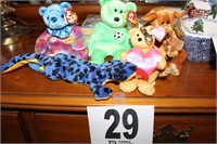 5 Beanie Babies