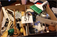 2 Box Lots Misc. Kitchen Supplies