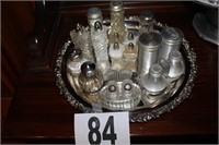 Misc. Salt and Pepper Shakers and Serving Tray
