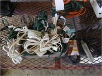 FLAT: MANY SMALL EXTENSION CORDS