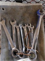 SET OF 9 RATCHET END WRENCHES 5/16" - 3/4"