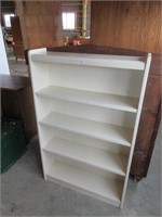 PAINTED BOOKCASE 31" X 8" X 48" TALL