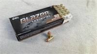 (50) Blazer 95gr 380 Auto FMJ Ammo