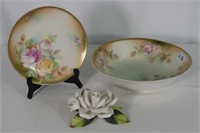 Germany Floral Bowl And Rose Flower