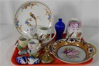 Czech And Nippon Plates, Egg Cups Etc.