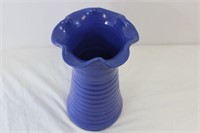 Rare 1930s Bauer Ruffled Rim Ringware Vase
