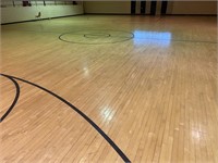 Maple basketball flooring