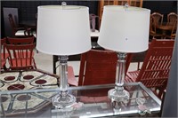 TWO TABLE LAMPS 26"