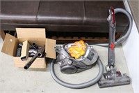 DYSON STOWAWAY VACUUM CLEANER WITH ATTACHMENTS