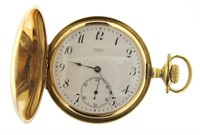 14kt Gold Agassiz 21 Jewel Antique Pocket Watch