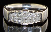 14kt Gold Princess Cut 3/4 ct Diamond Ring