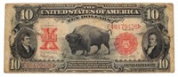Series 1901 Bison $10.00 Legal Tender Large Note
