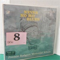 Jimmie Rodgers vinyl LP â€œNever No Moâ€™ Blues