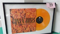 Framed Guns and Roses vinyl LP â€œThe Spaghetti