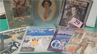 Pre 1917 large format sheet music lot (8 pcs.),