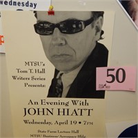 MTSU poster â€œAn Evening With John Hiattâ€ (11