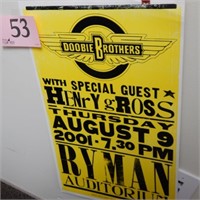 Doobie Brothers poster (13 x 22 1/2), At The