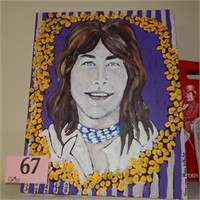 Original painting, â€œGram Parsonsâ€ by Tere Sea