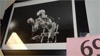 Original 6 x 9 photograph of David Bowie, framed.