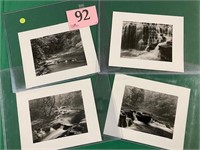 Lot of four (4) original 5 x 7 photographs of