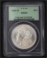 1885 New Orleans MS64 Morgan Silver Dollar
