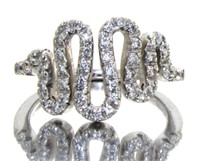 18kt Gold Brilliant Diamond Designer Ring