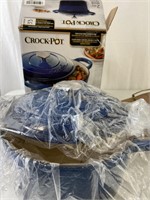 CROCKPOT ARTISAN SAPPHIRE BLUE 5 QT