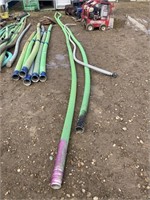 2 APPROX. 40' SUCTION HOSE , (1) 2" HOSE