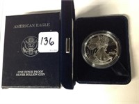 1999 P Silver American Eagle One Dollar Coin
