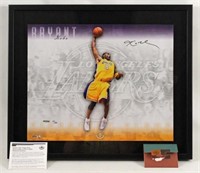 Kobe Bryant Autographed Signature Slam Photo