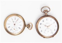 Jewelry 2 Vintage Pocket Watches Alpina & Hirsch