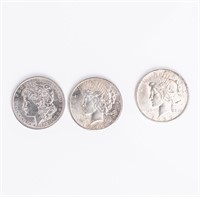 Coin 3 About Uncirculated Silver Dollar Coins