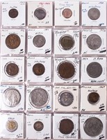 Coin Collection Of Assorted World Coinage