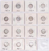 Coin Nice Assortment Of Silver Roosevelt Dimes