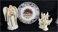 Religious Plate, Music Box, Angels
