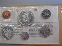 1966 Canadian 6 Coin Set