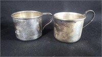 Sterling Silver  Child Cups