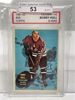 1961-62 TOPPS #29 BOBBY HULL HOCKEY CARD