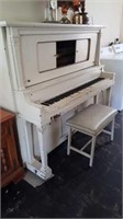 Antique Piano W/ Bench