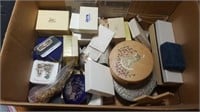 Box Of Jewelry & Jewelry Boxes