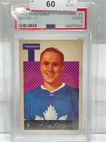 1962 PARKHURST #5 RED KELLY HOCKEY CARD