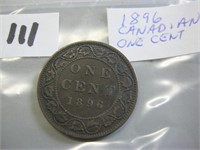 1896 Canadian One Cent Coin