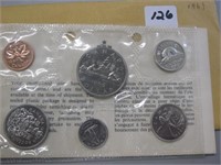 1969 Canadian Uncirculated Prooflike 6 Coin Set