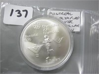1976 Montreal Olympiad Silver Five Dollar Coin