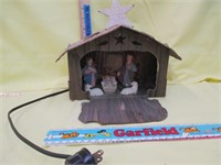 Early Manger Scene - Made from Paper