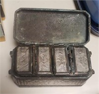 Antique Metal Tobacco Box