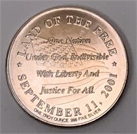 U.S. coin, 1 Troy oz. .999, Land of the Free,