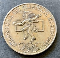 1968 Olympic coin - 25 pesos, 22.43 g