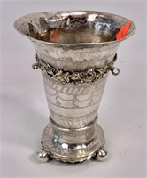 Silver epergne holder, tests Sterling, 4" dia. Top
